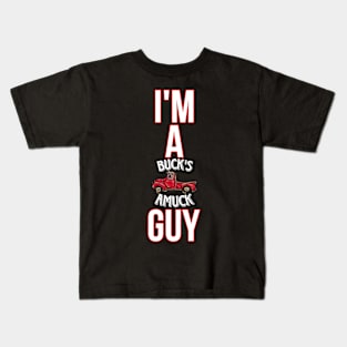 Buck's Amuck Guy Kids T-Shirt